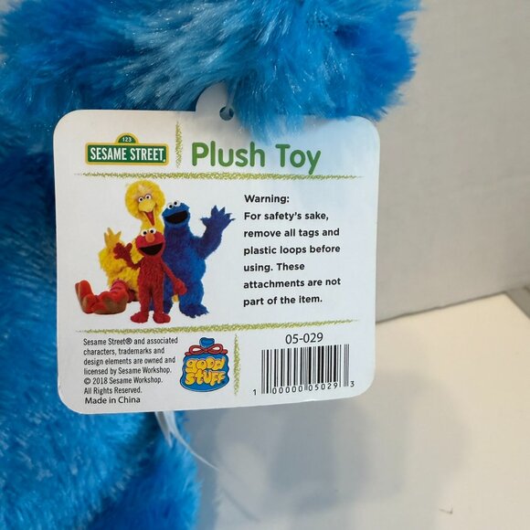 SESAME STREET Cookie Monster‎ Large 21” Plush Toy (BRAND-NEW W/TAGS) - Picture 4 of 7